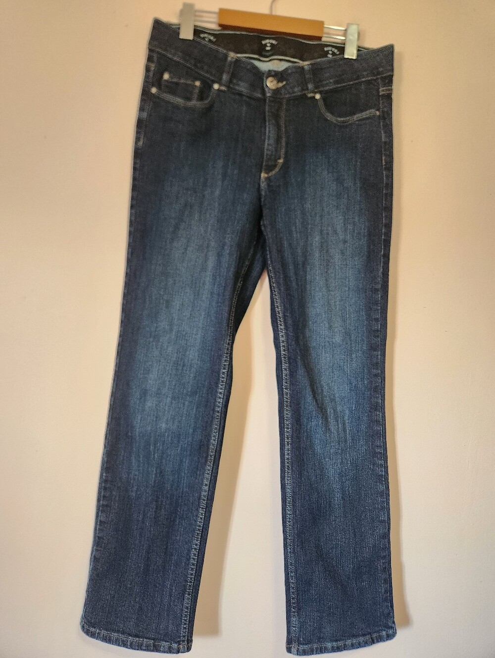 Riders by Lee 'Straighter' Dark Wash Denim Jeans Size 10 EUC Western Rodeo